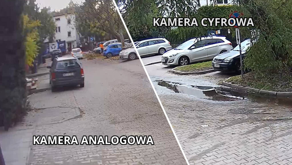 porównanie kamery cyfrowej i analogowej